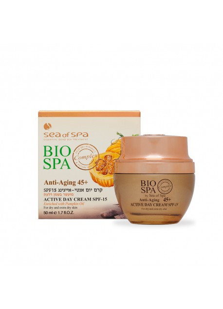 BIO-SPA Anti-Aging Active Day Cream +45 SPF-15