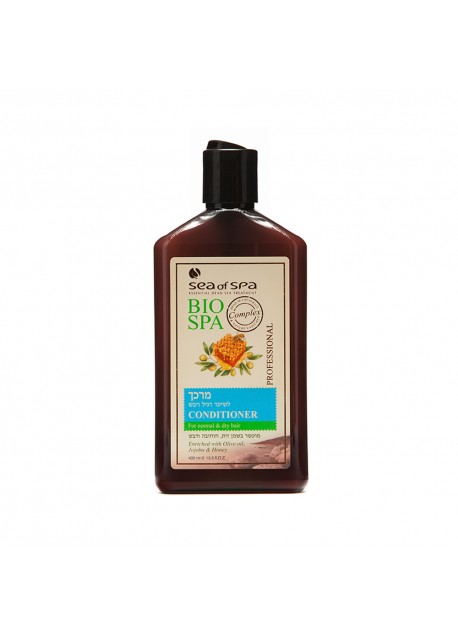 BIO -SPA Après-shampoing pour cheveux normaux et secs enrichis à l'huile d'olive, au jojoba et au miel